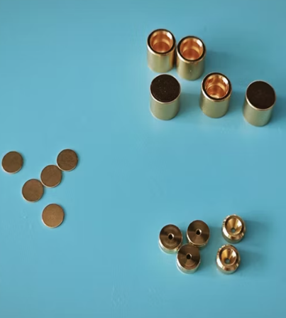 DSC Crucible with bottom pin, gold plating: 5 μm