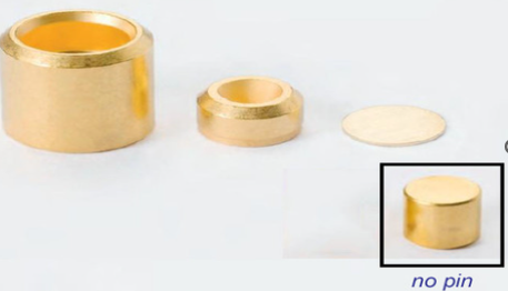 DSC Crucible, gold plating: 5 μm